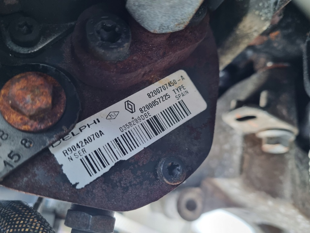 Двигун комплект renault modus 1.5 dci 86km задокументовано 141tyś k9k766 Ціна