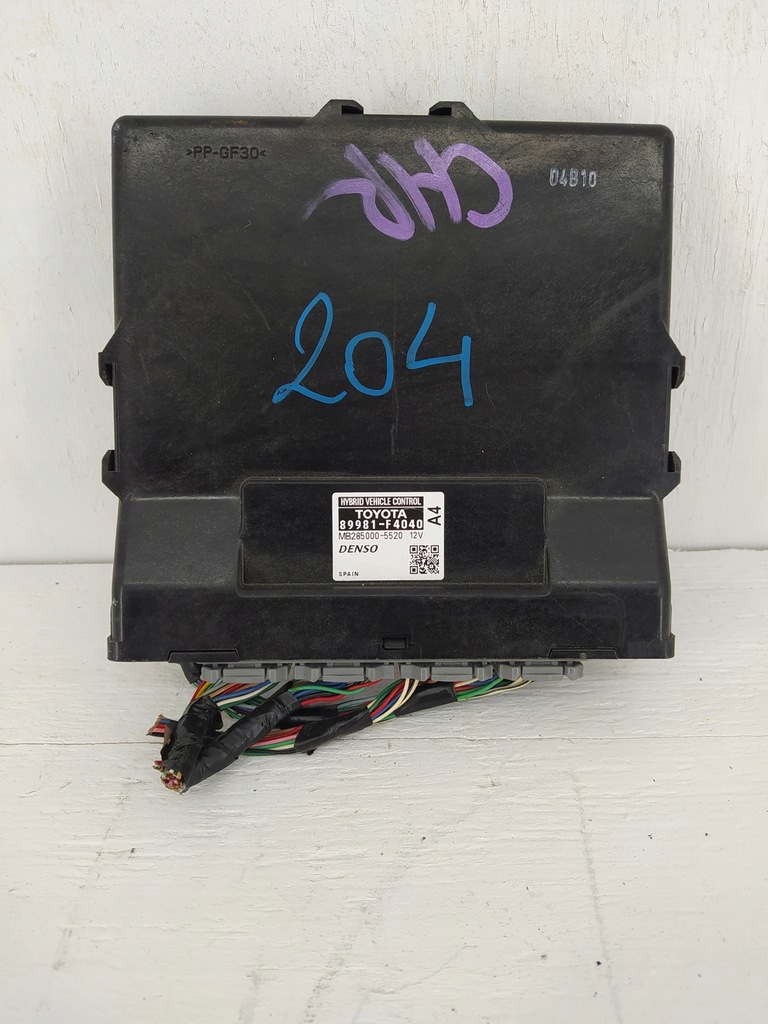 фото №1, Toyota chr ch-r модуль аккумулятора 89981-f4040