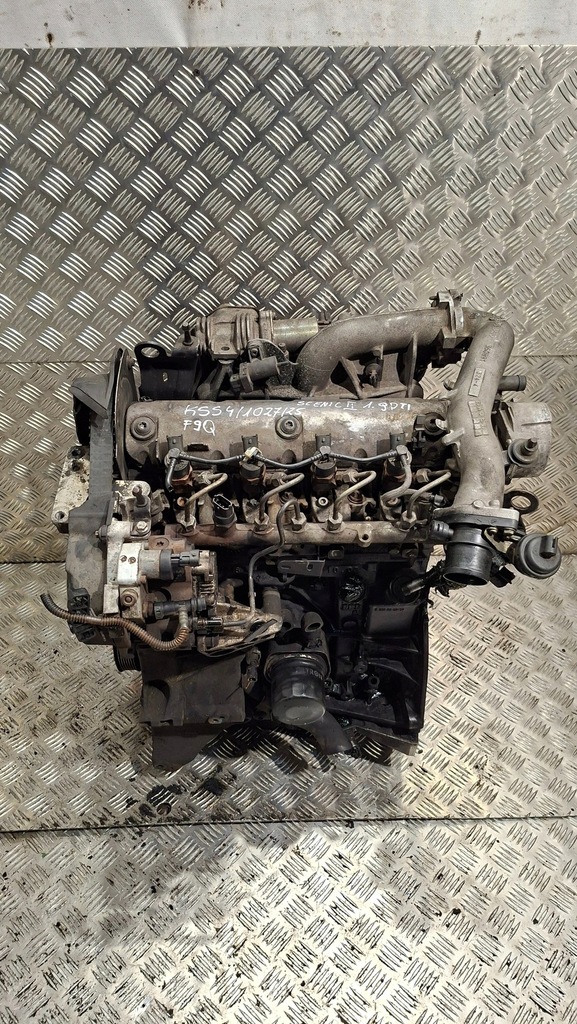 фото №9, Двигун блок двигуна з система паливний renault scenic ii 1.9dci