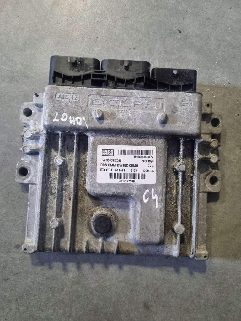 фото №1, Бортовий комп'ютер двигуна 9666912580 citroen