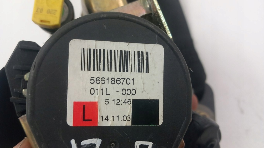 фото №7, Chrysler crossfire pas безопасности перед левый