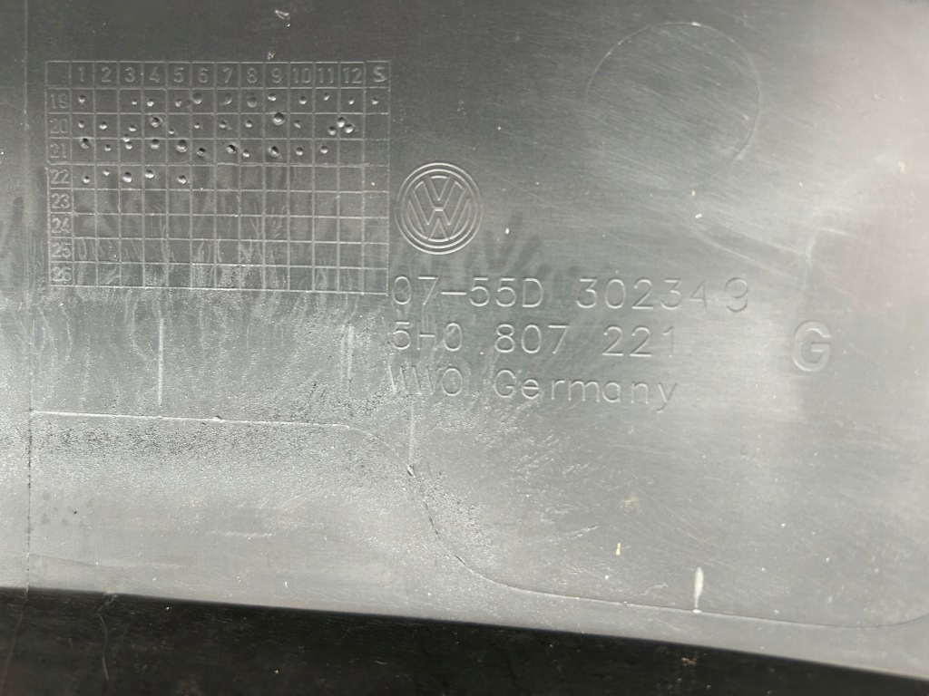 фото №9, Volkswagen golf viii 8 gtd gti 5h0 бампер перед передний 5h0807221g