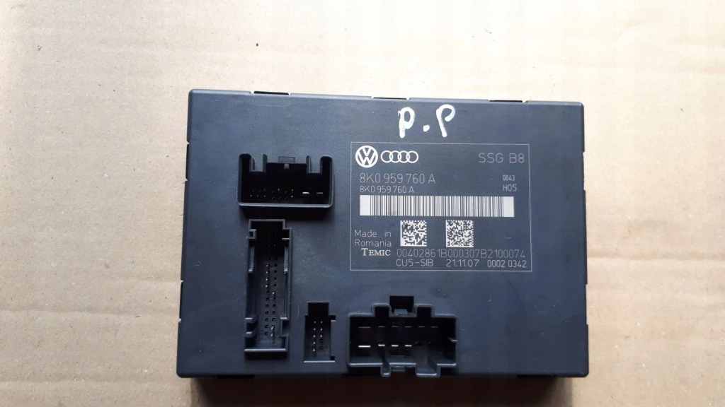 фото №1, A4 b8 a5 модуль сидіння перед 8k0959760a