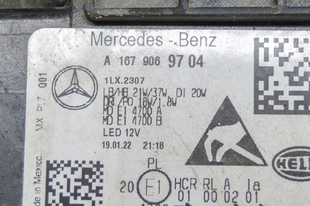 фото №6, Mercedes gle w167 фара передний левый a2c76027307 2022 rhd 15475514 uks