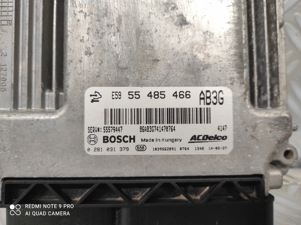 фото №9, Opel блок управления двигателя 55485466 ab3g