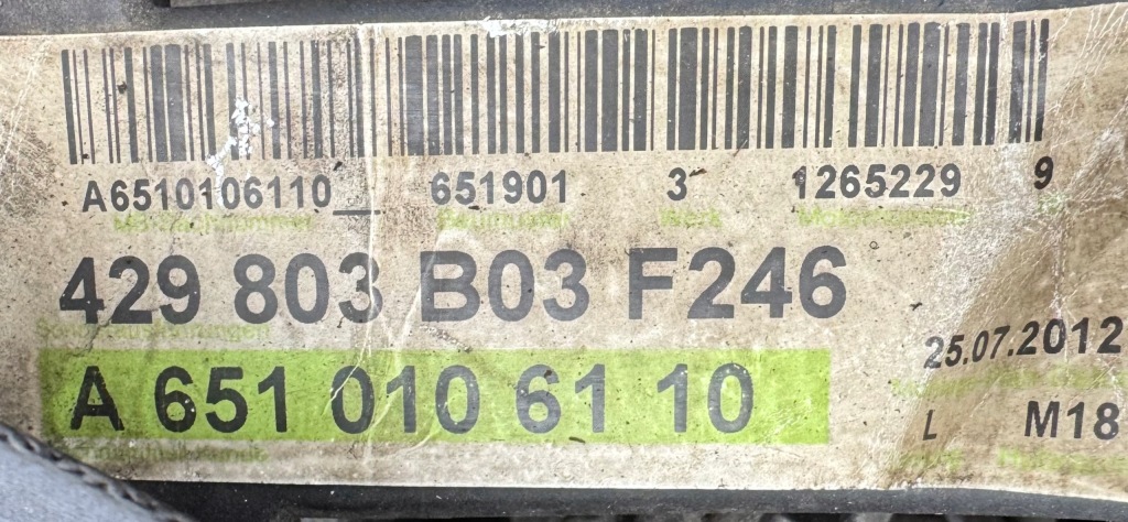 Двигун стійку  комплектний  mercedes a b klasa w176 w246 1.8 cdi 651901 651.901 Київ