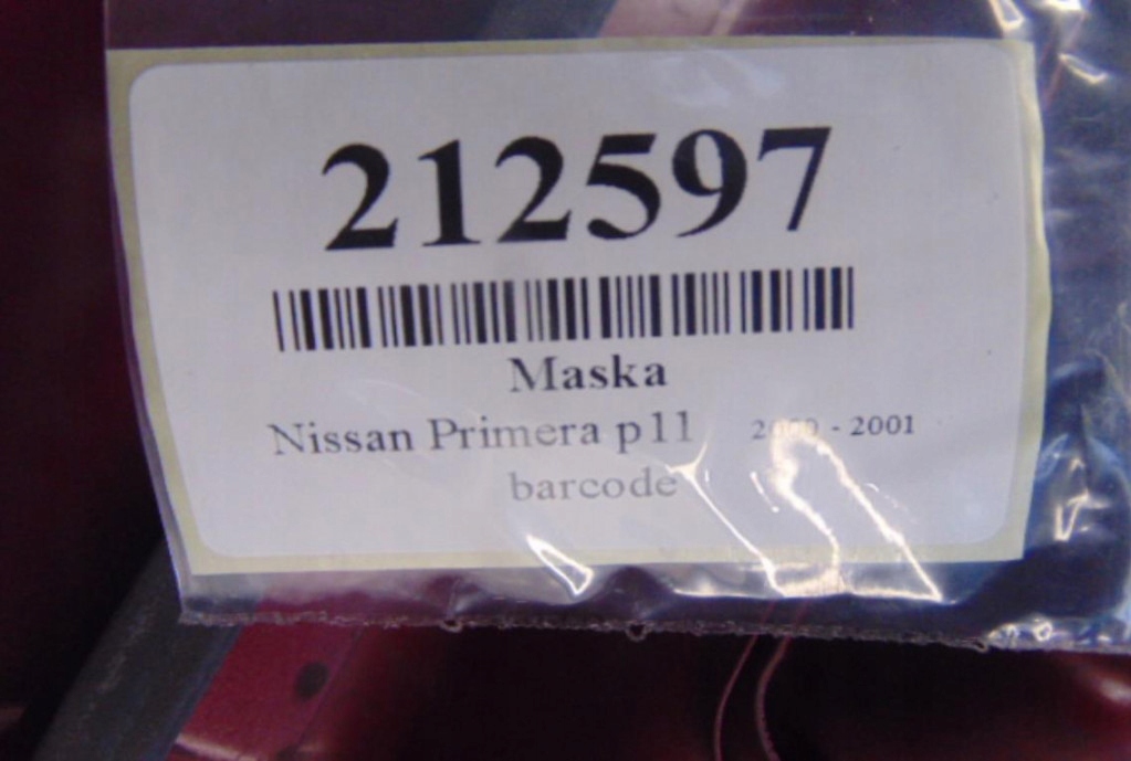 фото №6, Nissan primera p11 капот код лакофарбового покриття ні wiadomo