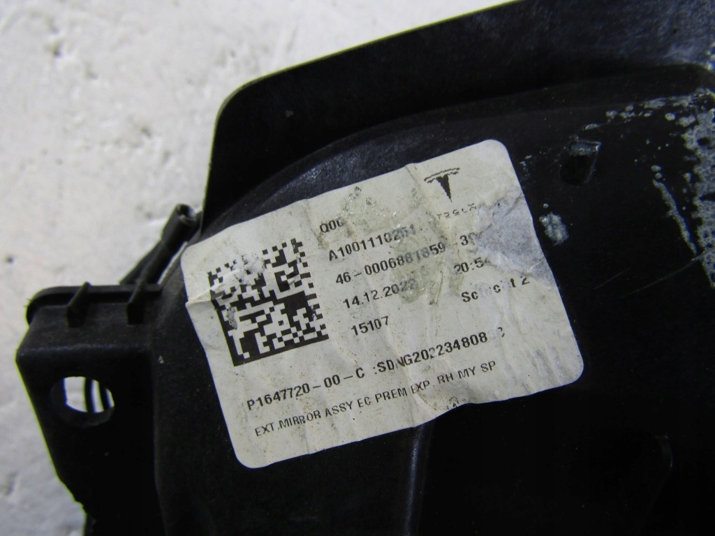 Tesla model y зеркало каркас правое p1647720 в Украине