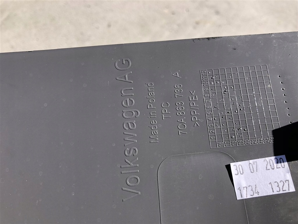 фото №6, Подножка пластиковый порог задняя правый vw crafter ii