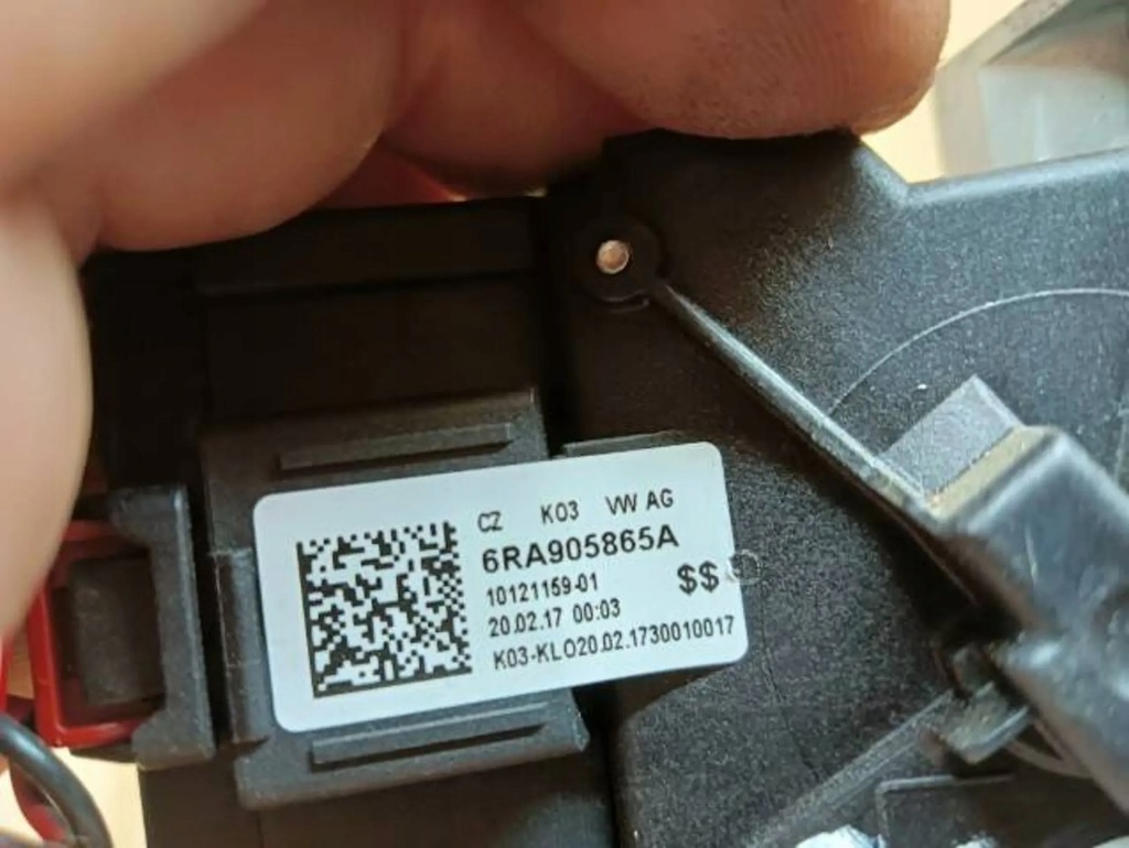 фото №6, 6ra905865a замок зажигания ключ skoda rapid 1k0905851