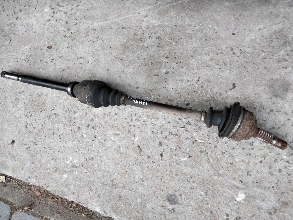 фото №1, Приводной вал правая перед длинная fiat scudo ii 1.6 hdi