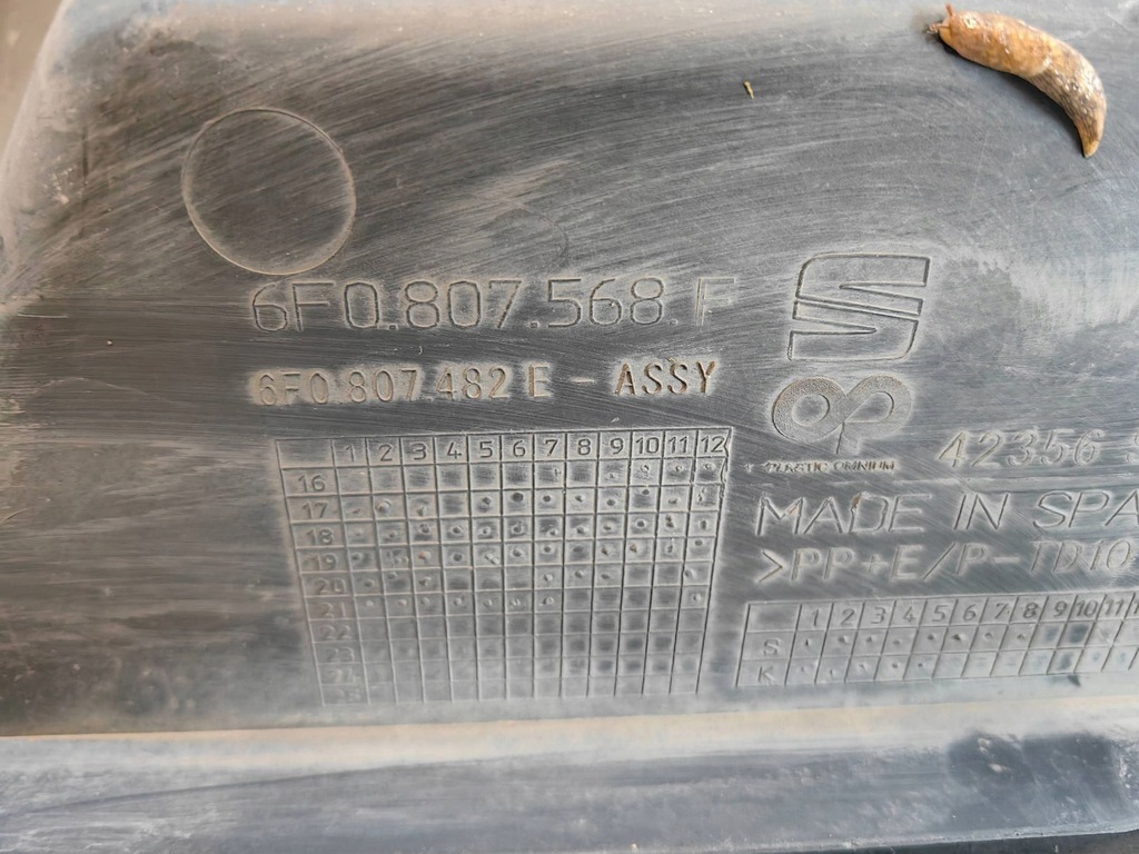 фото №7, Seat ibiza v 6f - спойлер, накладка бампера задняя cała