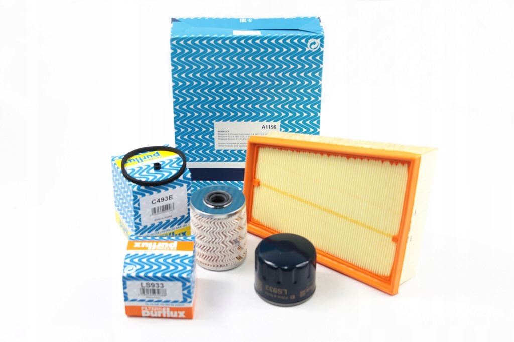 фото №1, Purflux набір фільтрів renault scenic ii 1.9 dci grand scenic ii 1.9 dci