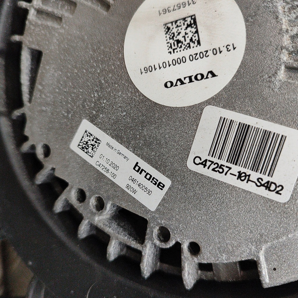 фото №6, Volvo s90, v90 2021 захист вентилятора радіатора