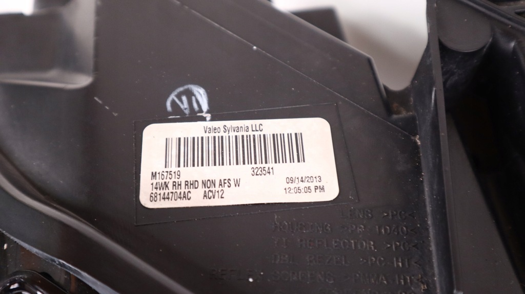 фото №6, Jeep grand cherokee wk2 лампа правая перед 68144704ac