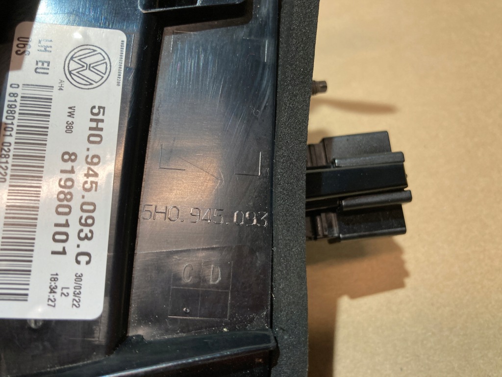 фото №12, Лампа левая задняя vw golf viii 8 5h0 led