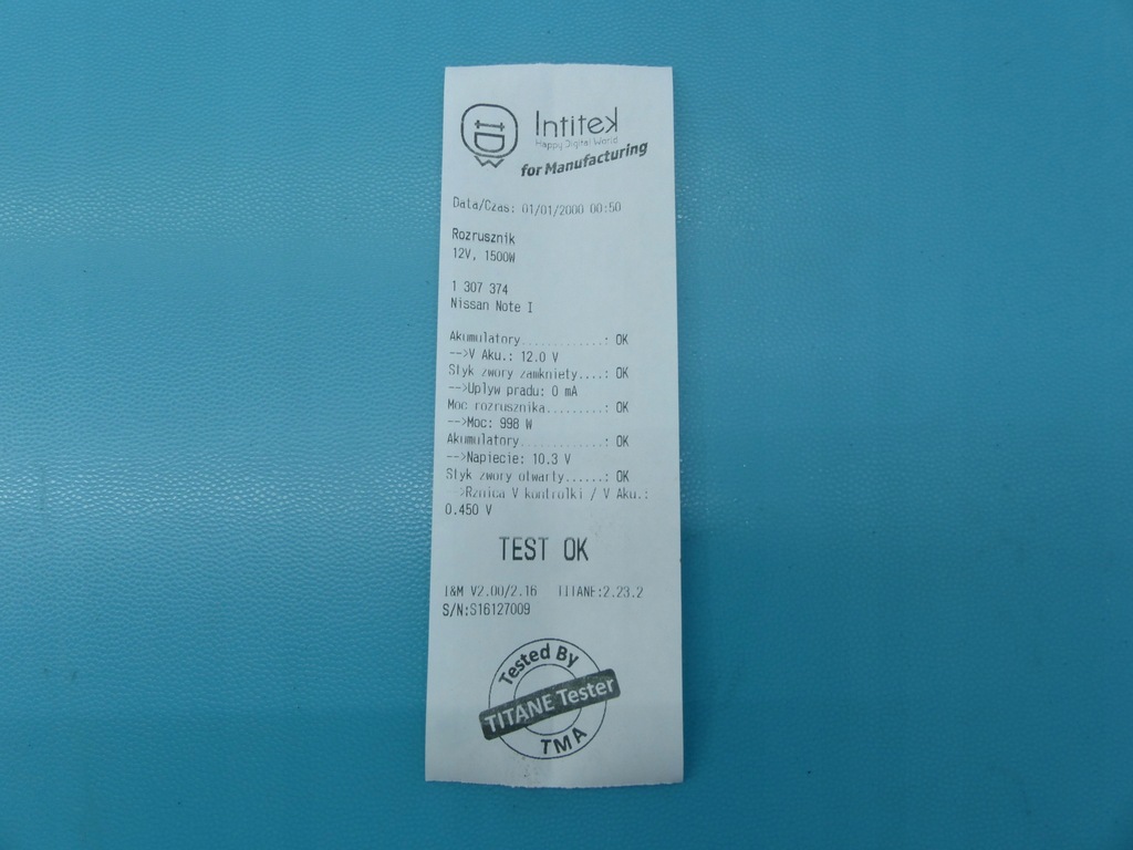 фото №6, Test стартер nissan note 8200584675 1.5 dci