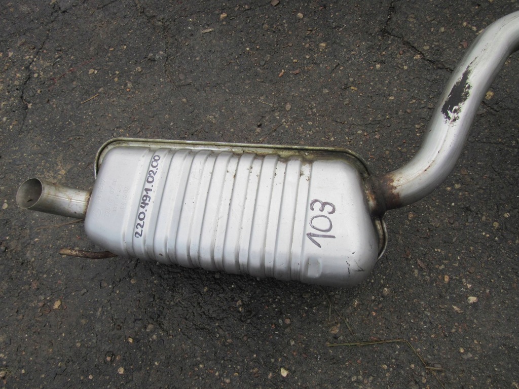 Глушители выхлоп комплект mercedes-benz s w220 220 a2204910100 с Разборки