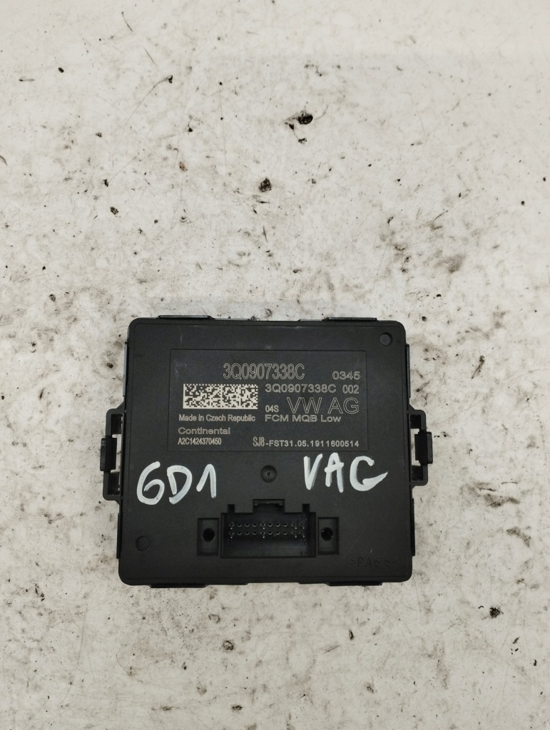 Купить Vw audi seat skoda блок управления модуль шлюз 3q0907338c