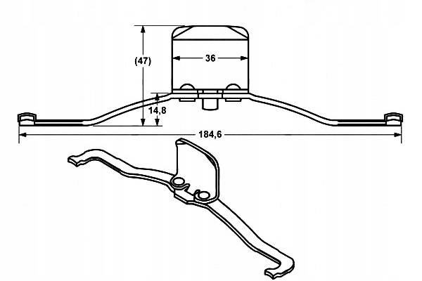 фото №1, Ate набір монтажний гальмівних колодок volvo c70 ii s40 ii v