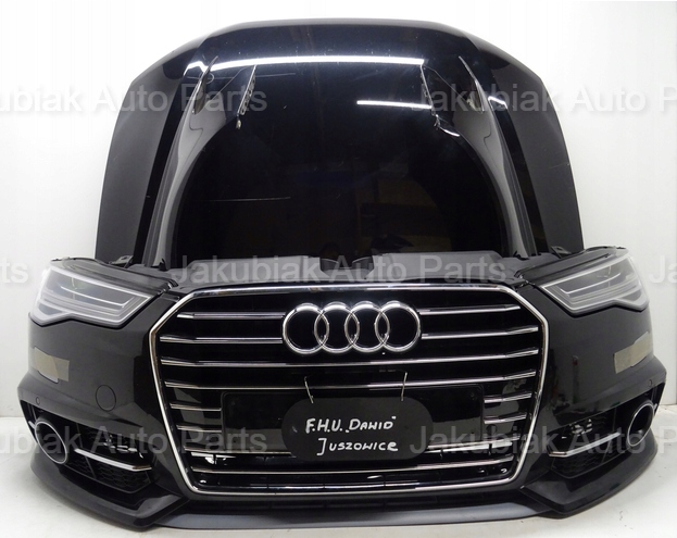 фото №1, Audi a6 c7 lift 4g s-line капот бампер pas matrix kompletny перед