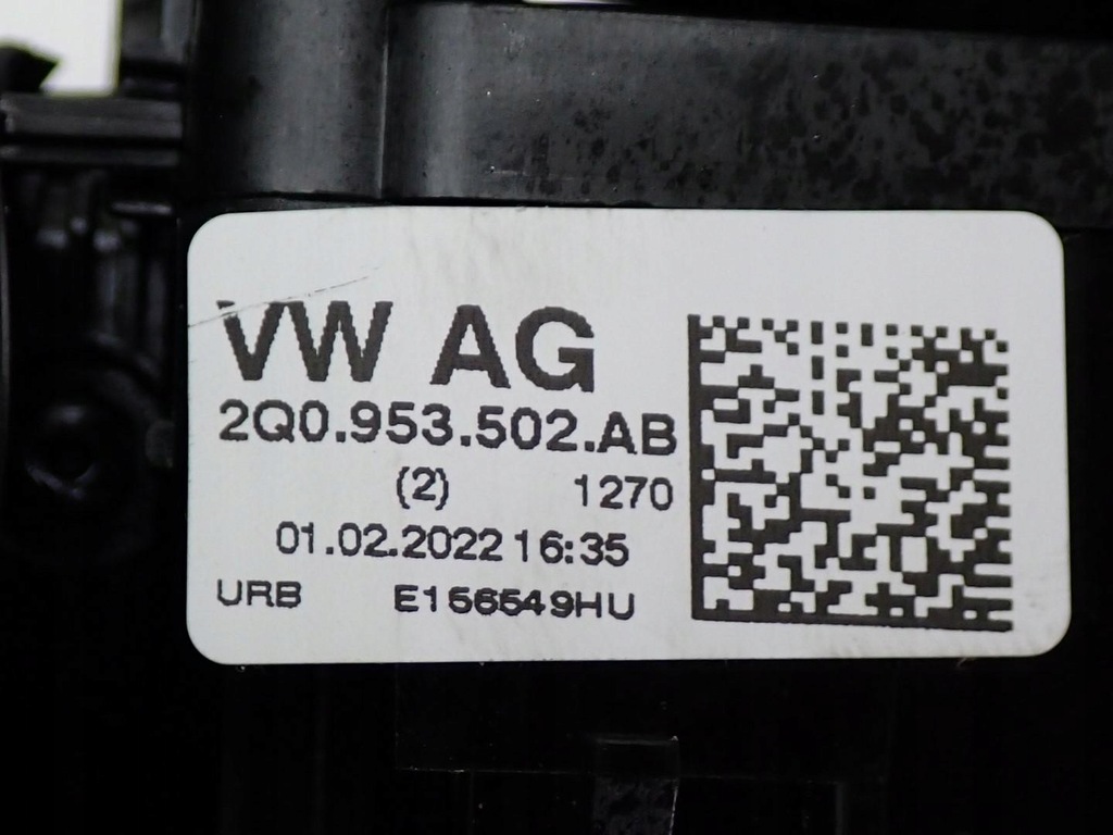 фото №9, Важіль перемикач стрічка комбінований 2q0959653 skoda fabia iv 6va 22r