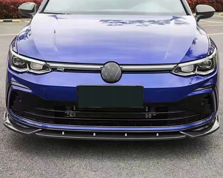 фото №3, Сплиттер накладка спойлер vw golf mk 8 gti r-line спойлер сплиттер перед