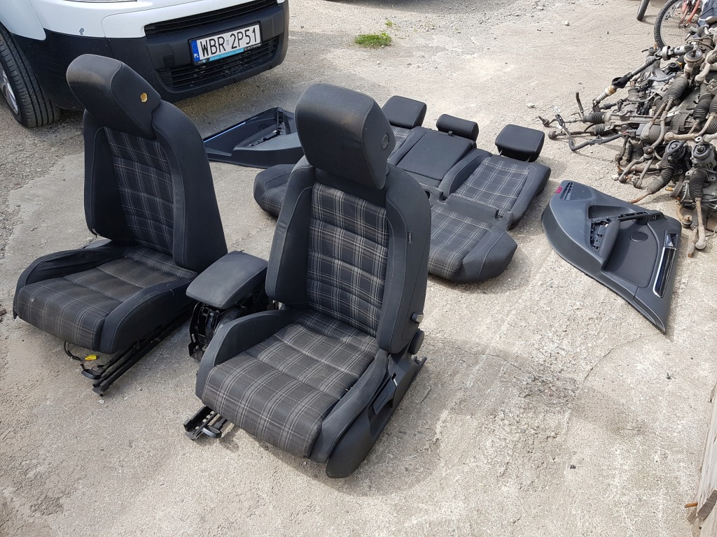 фото №4, Vw golf 6 vi 5k 08-13r gtd hb сидіння заднє сидіння 5d