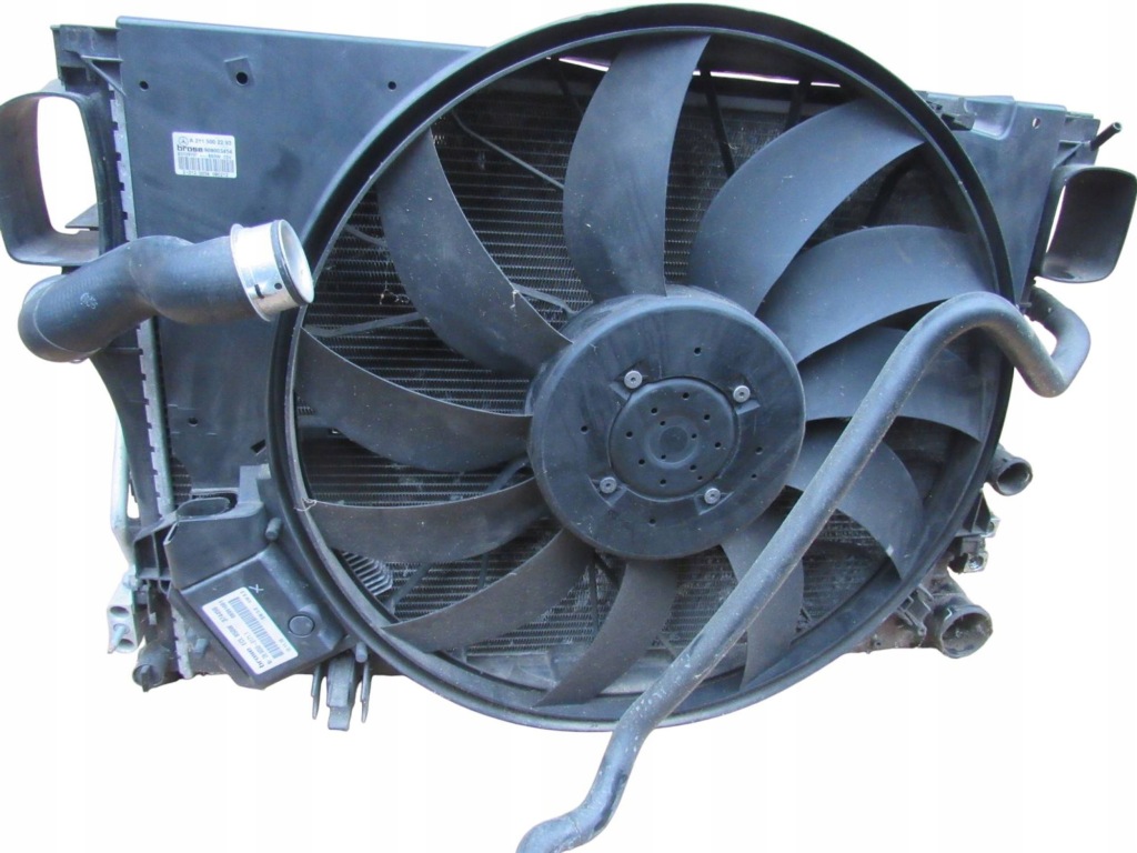 фото №10, Mercedes cl c216 w216 216 радіатор wody вентилятор комплект a2115002293