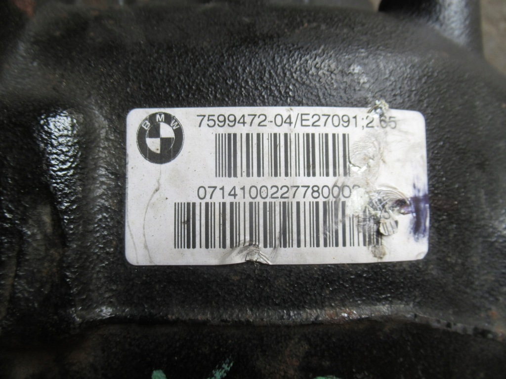 фото №6, Bmw f20 f22 дифференциал дифференциал мост задняя задний 7599472 2.65
