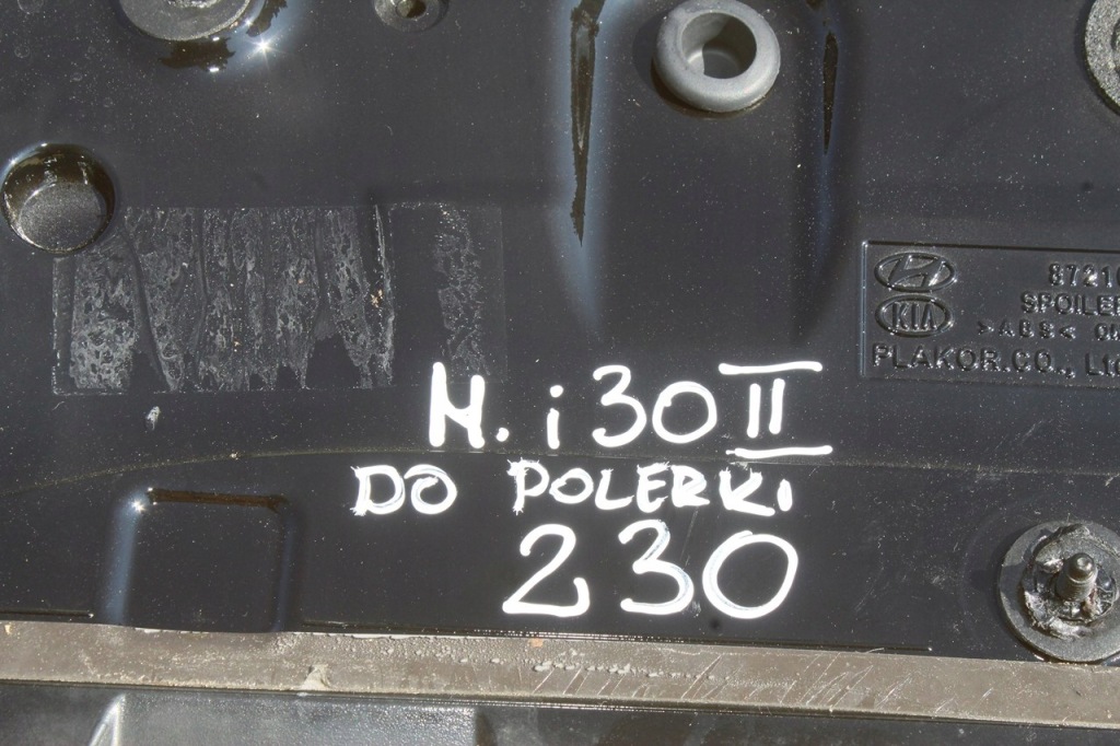 фото №10, Спойлер спойлер крышки hyundai i30 ii 87210-a6500