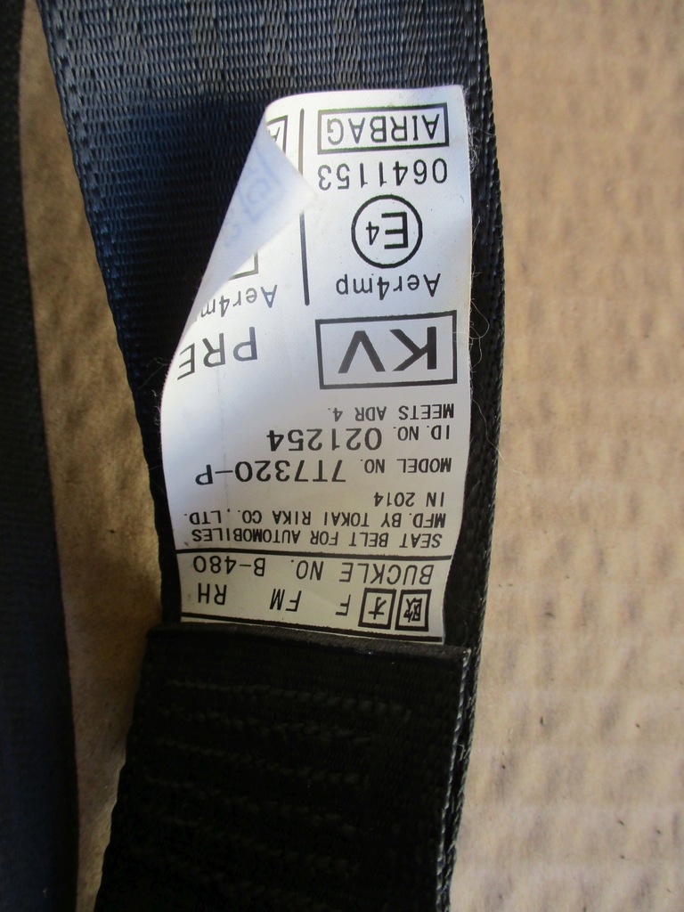 фото №4, Pas безпеки правий перед subaru forester iv