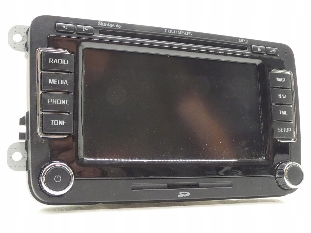 фото №1, Радіо радіопрогравач навігація cd sd columbus skoda superb ii 2 3t0035680a