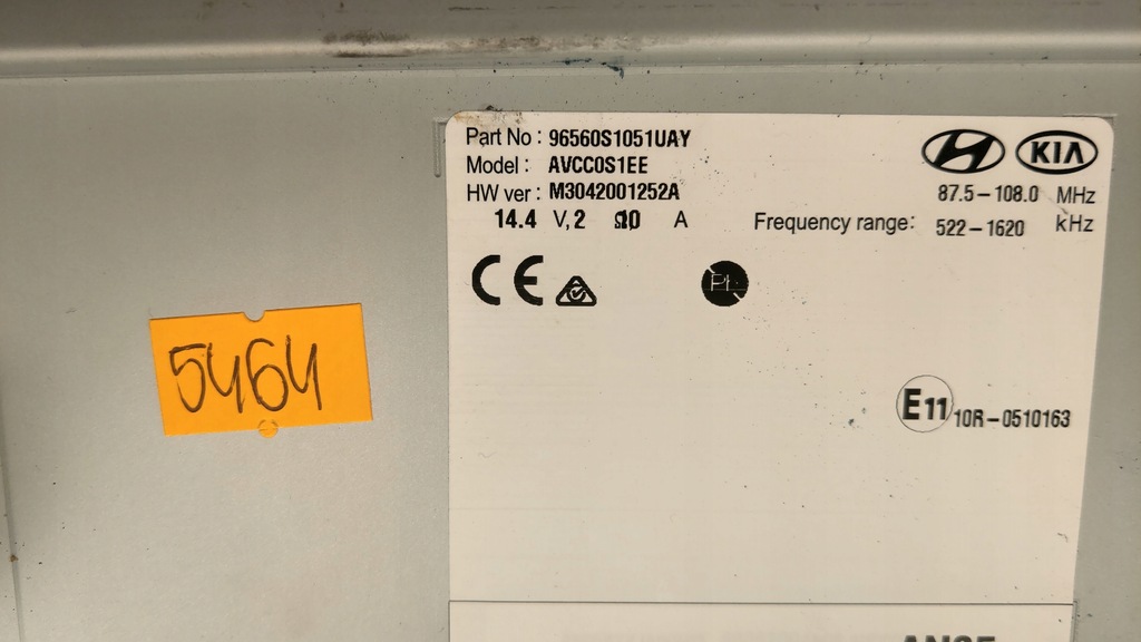 фото №11, Радіо навігація hyundai santa fe iv 96560s1051uay