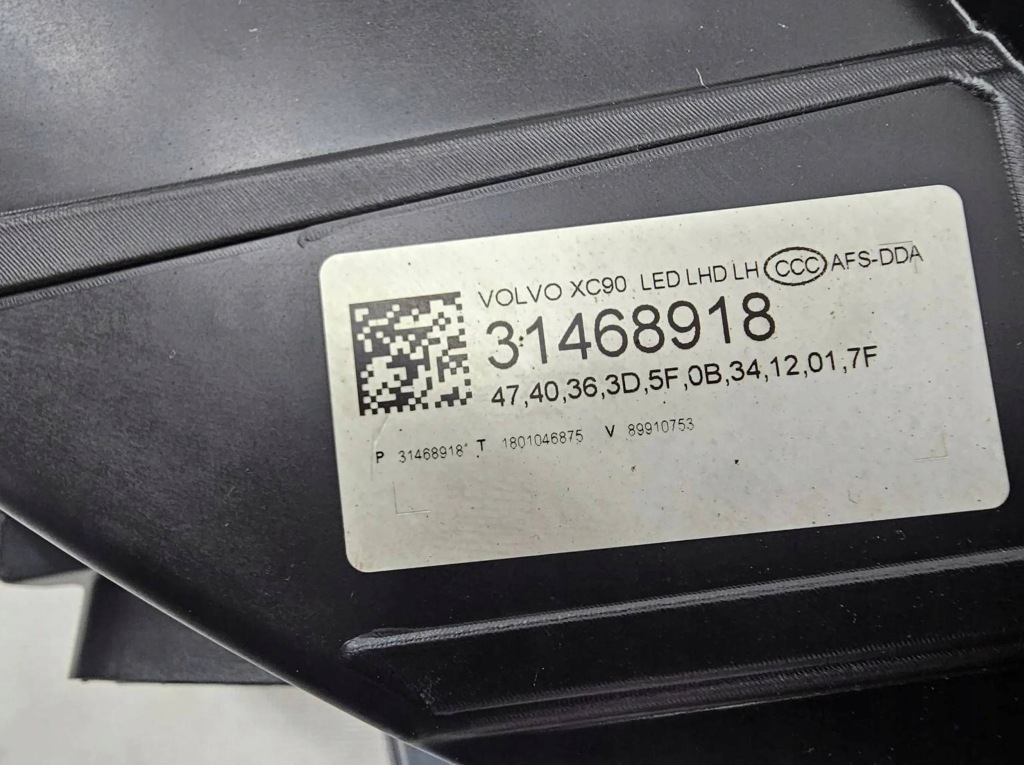 Volvo xc90 2 фара перед передняя левая full led active high beam 31468918 Цена