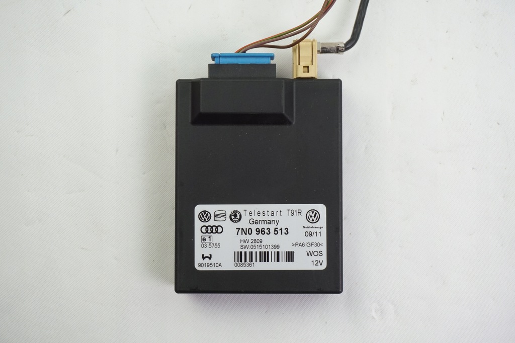 фото №1, Модуль webasto vw caddy iii 7n0963513