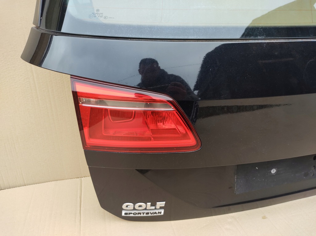 фото №6, Крышка багажника задняя задняя vw golf 7 vii sportsvan 2015 eu целая