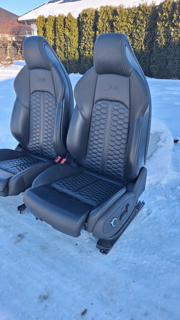 фото №13, Сидіння recaro audi rs4 b9 s4 a4 rs5 8w s5 a5 sportback шкіра масаж ковші