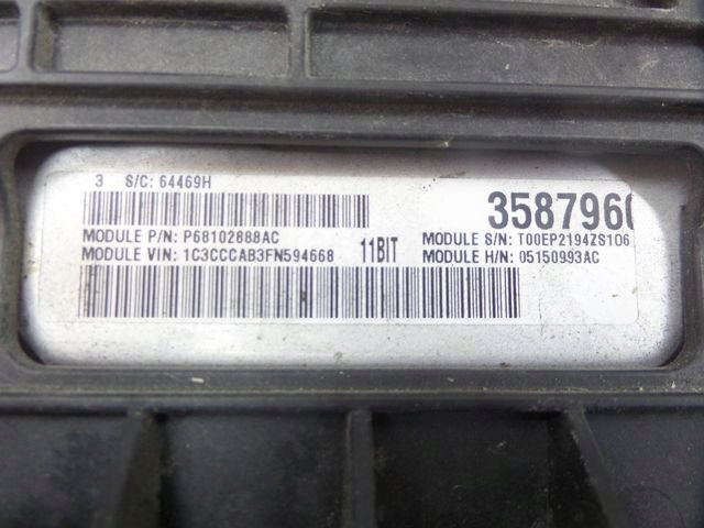 фото №5, Chrysler 200c бортовий комп'ютер p68102888ac