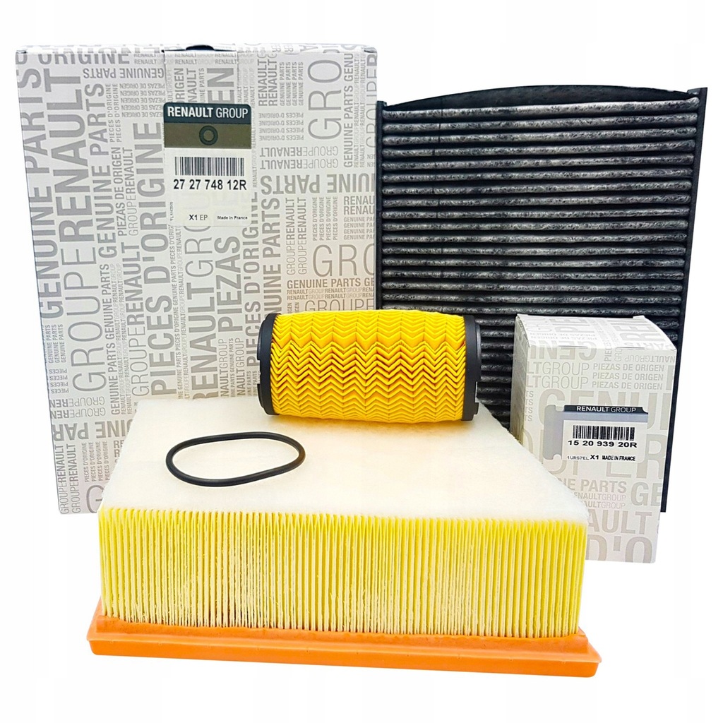 фото №1, Renault espace v 1.6dci набір фільтрів оригінальний номер