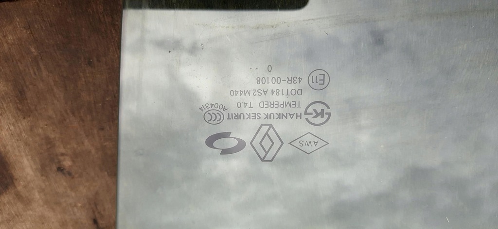 фото №4, Стекло левый перед renault koleos i 2010r