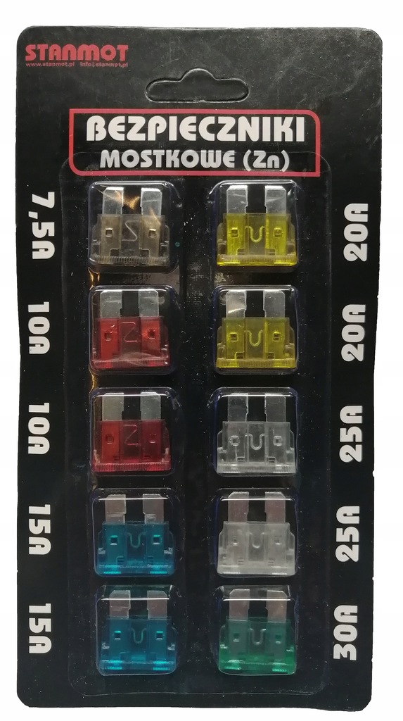 фото №15, Mostkowe предохранители короткие комплект 10szt