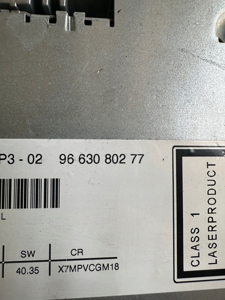 фото №5, Citroen c5 iii x7 радио cd mp3 9663080277