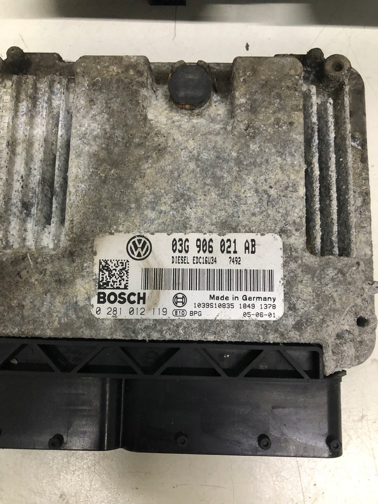 фото №8, Блок управления набор стартовый volkswagen passat b6 2.0 03g906021ab