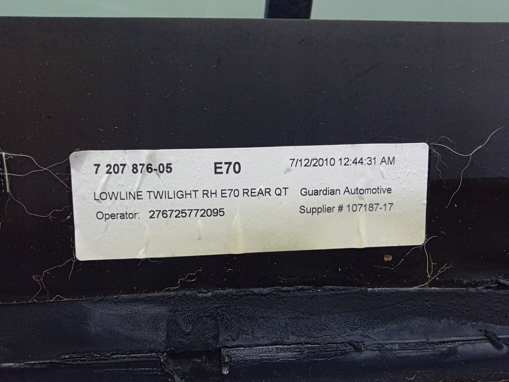 фото №5, Bmw x5 e70 стекло кузовная задняя правая 7207876