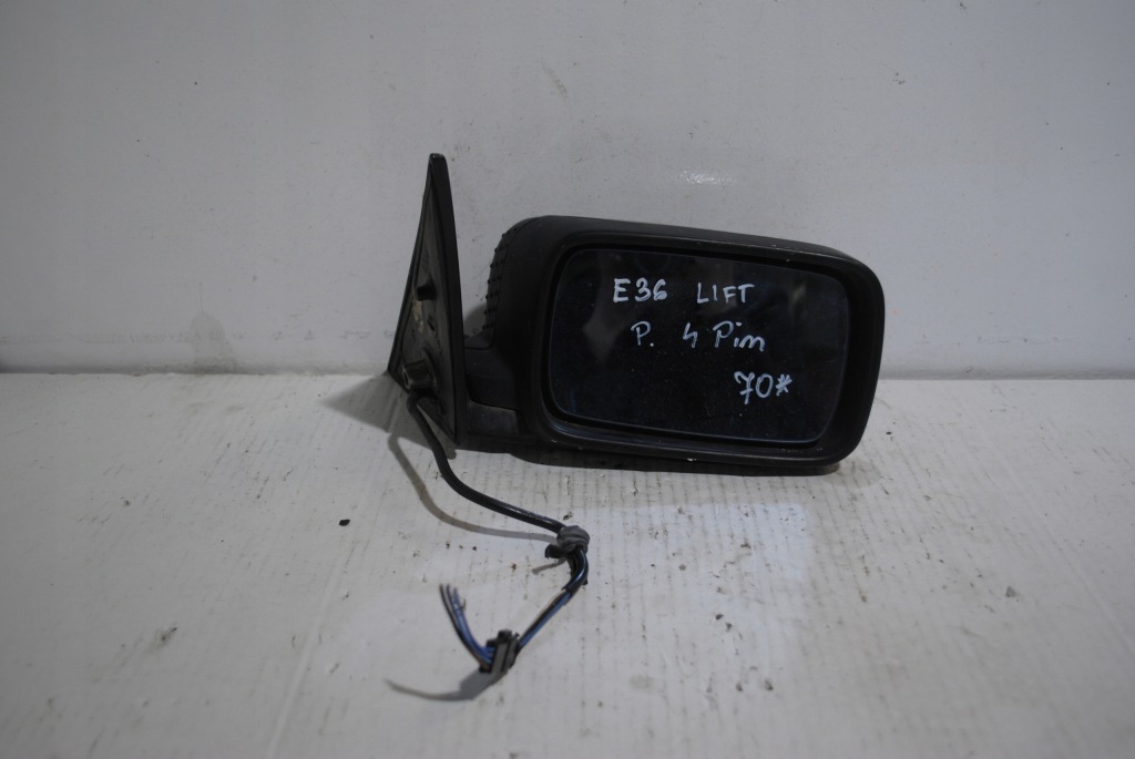 фото №1, Зеркало правое bmw e36 lift 4 pin