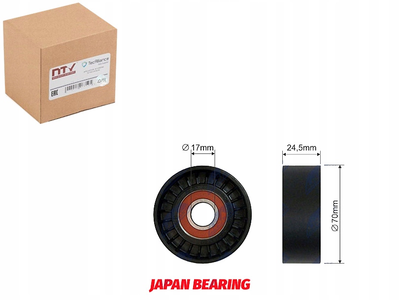 фото №1, Nty rnk-vv-003 ролик натягувача, ремінь клиновий багатореберний