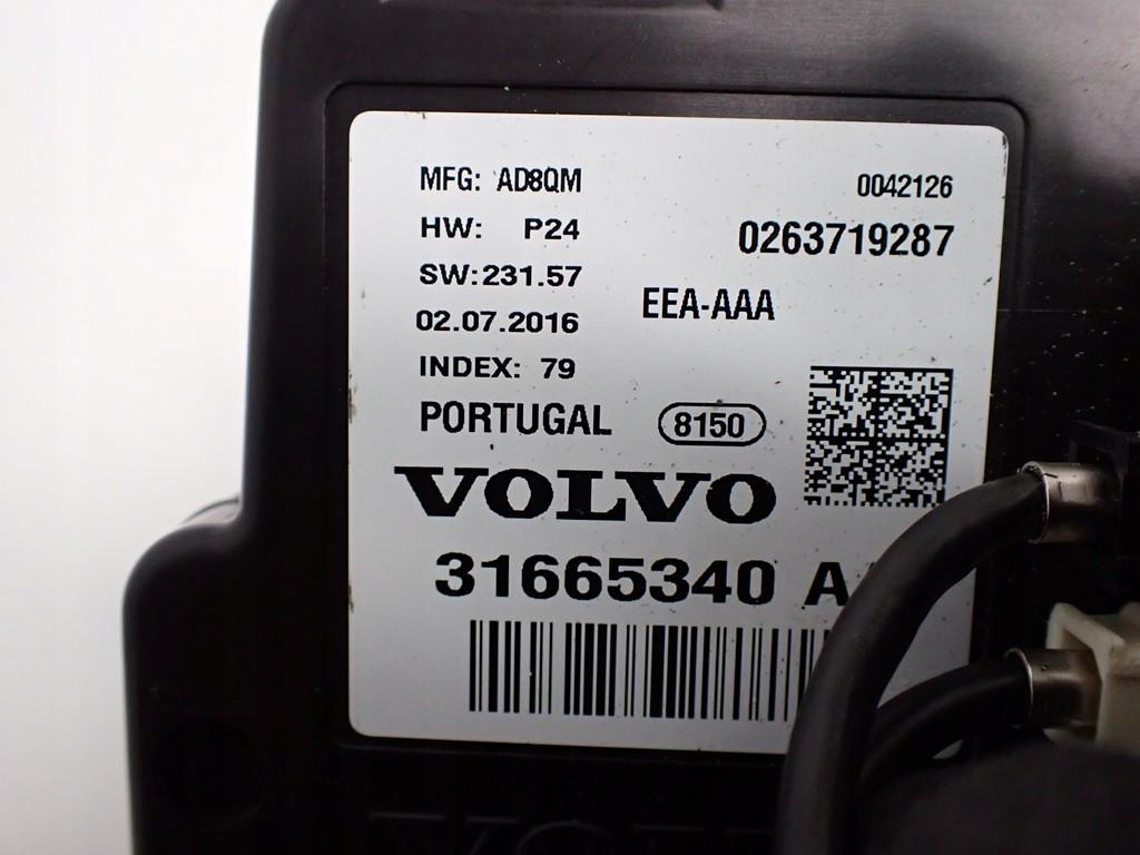 фото №8, Лічильник прилади europa 31665340 volvo s90 ii 2.0d 16r