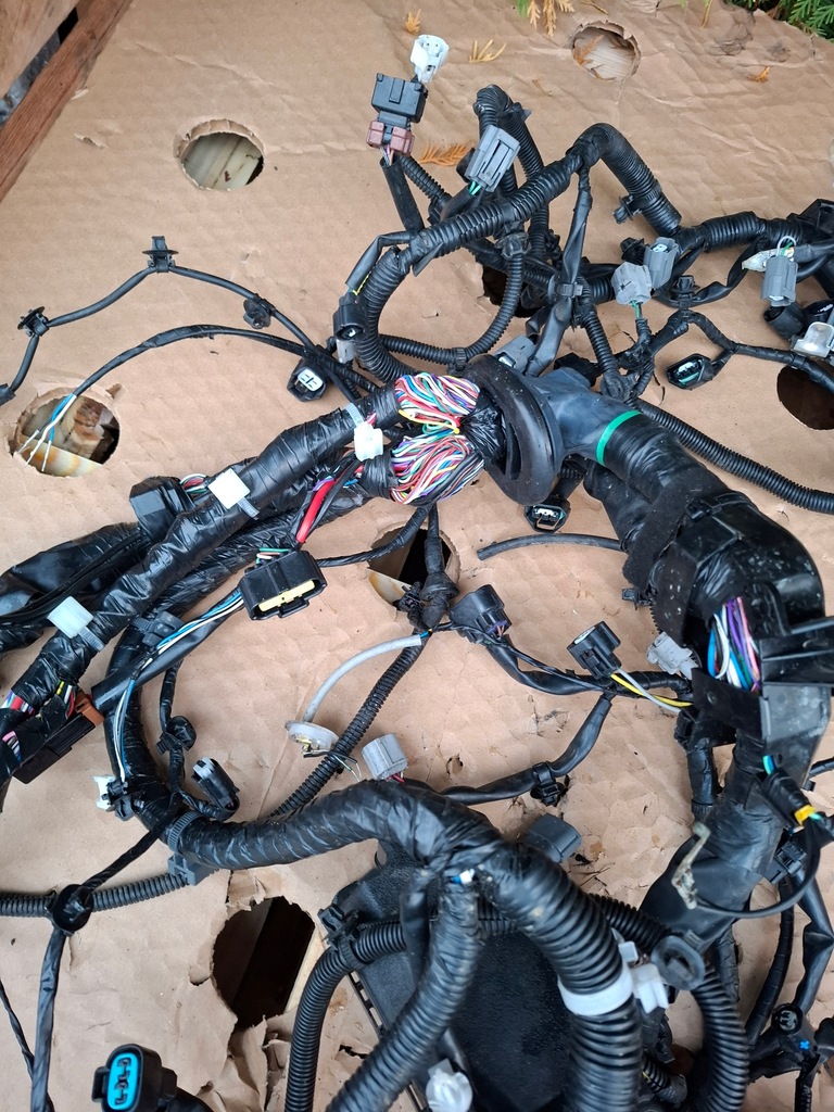 фото №10, Mitsubishi outlander iii 3 lift 15- phev гибрид электропроводка жгут коробка