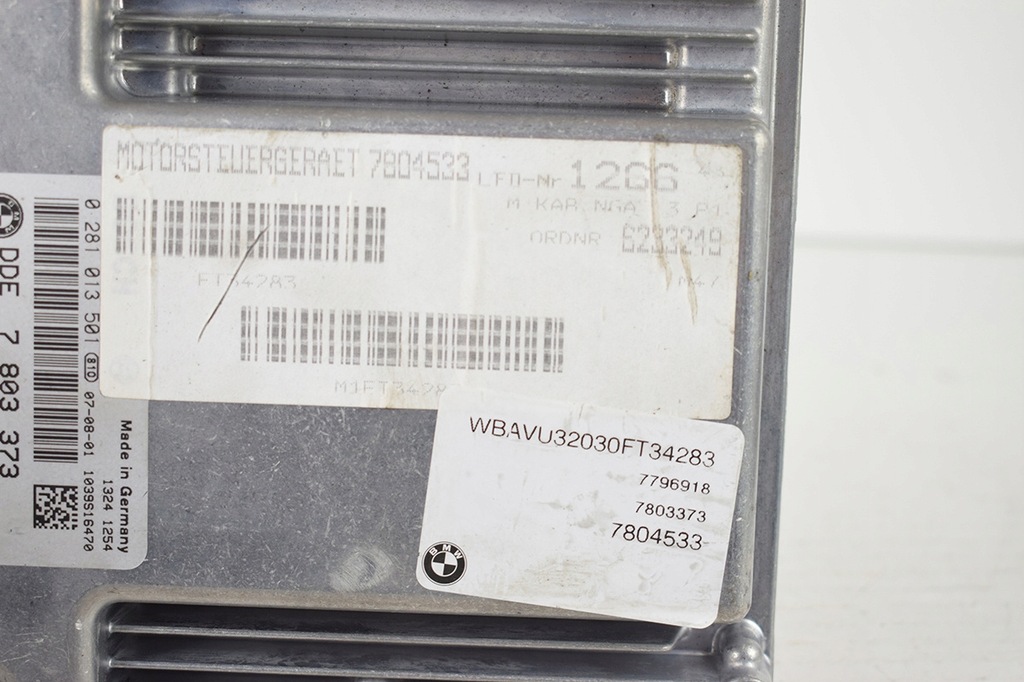 фото №7, Бортовой компьютер набор стартовый bmw e60 2.0d 7803373